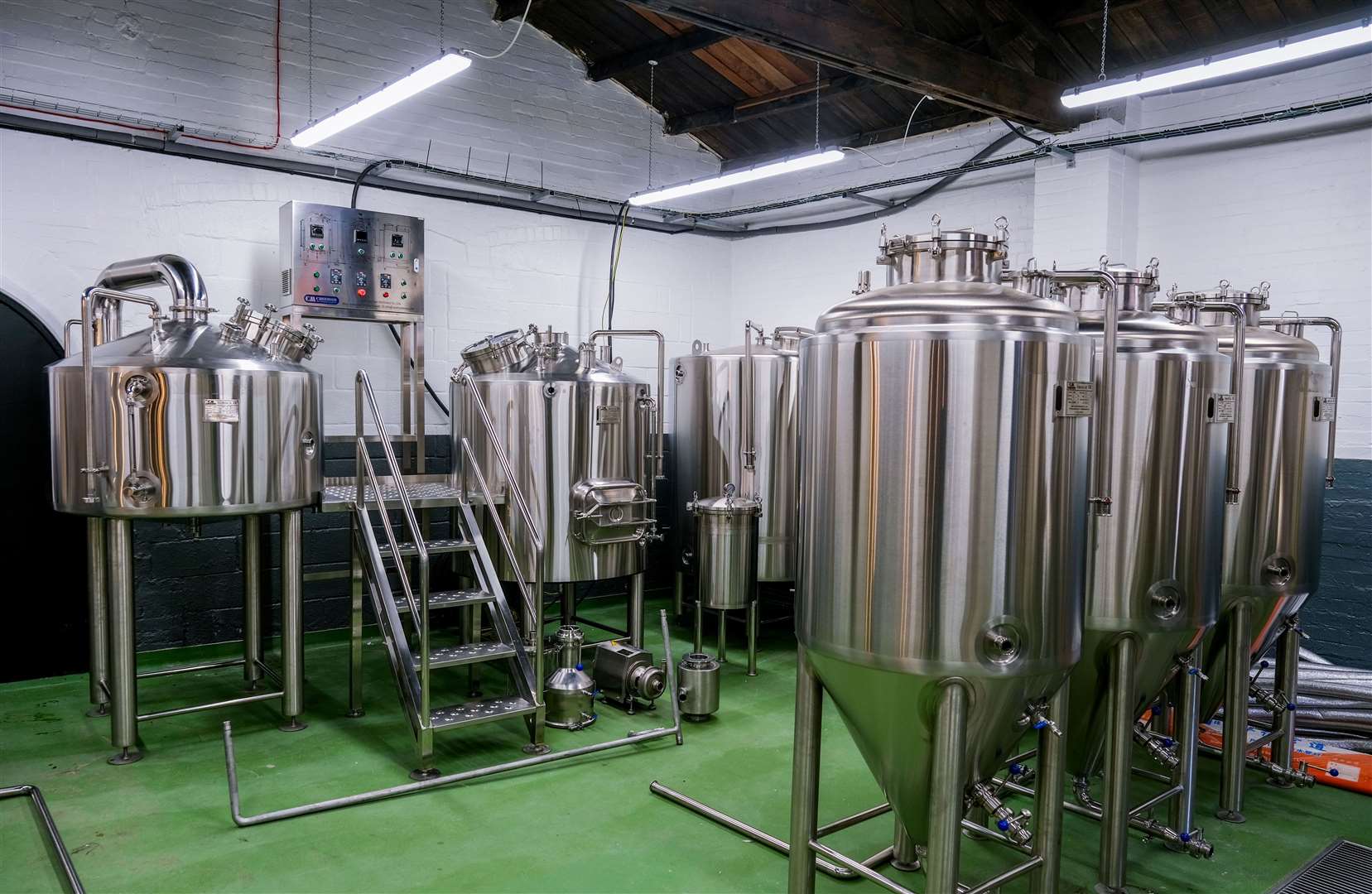 Inside the brand new brewery on Mayors Lane