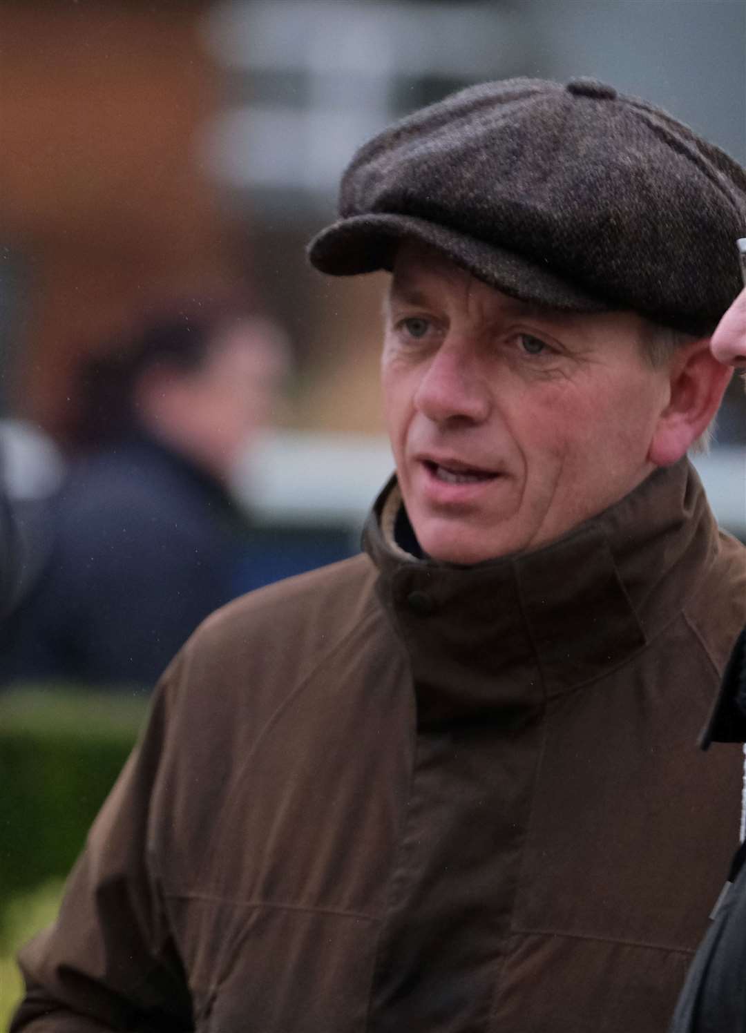 Hungerford’s Warren Greatrex watched 10/1 shot Abuffalosolider win for his Rhonehurst yard