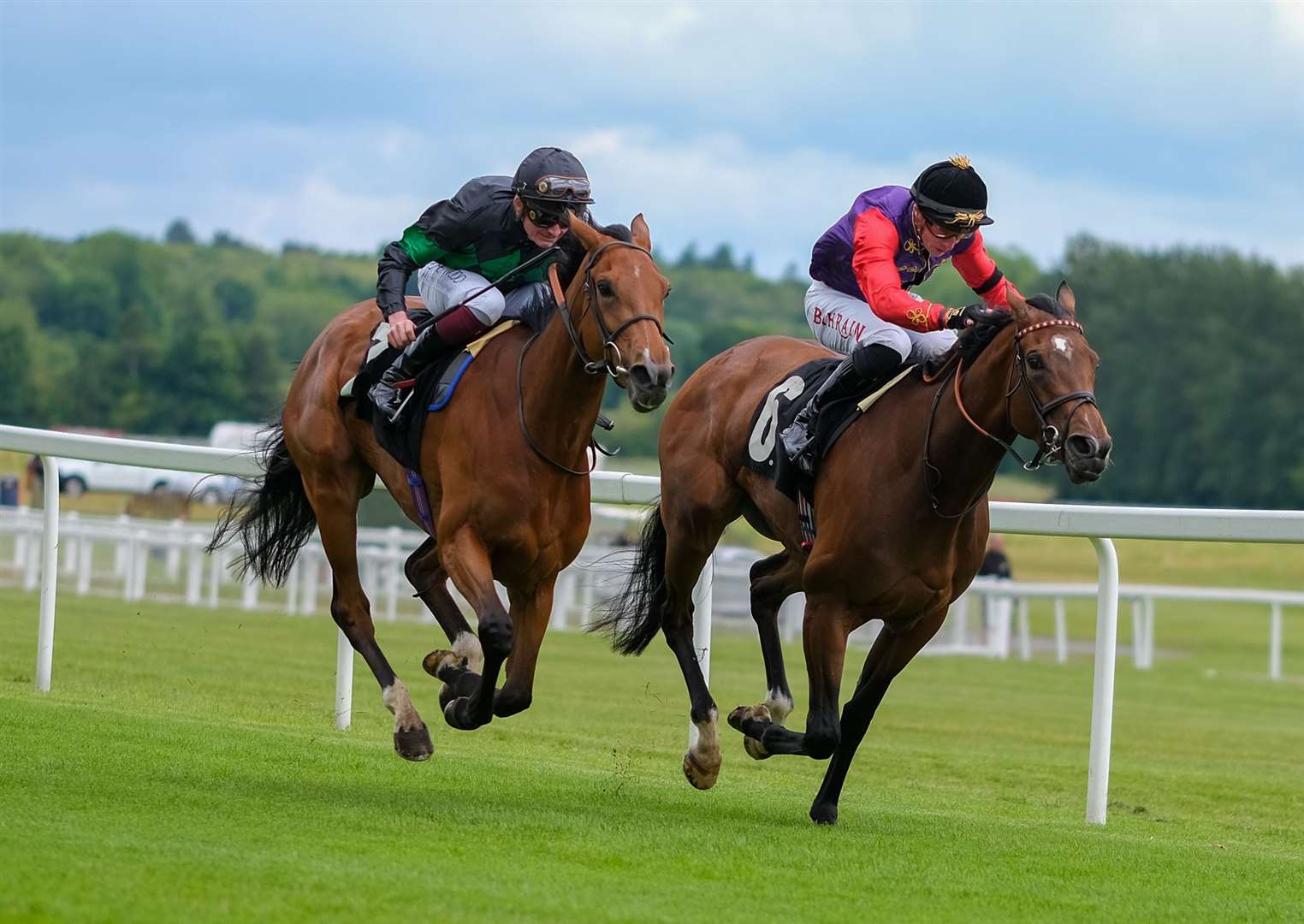 Tom Marquand rode his twelfth winner for the Queen