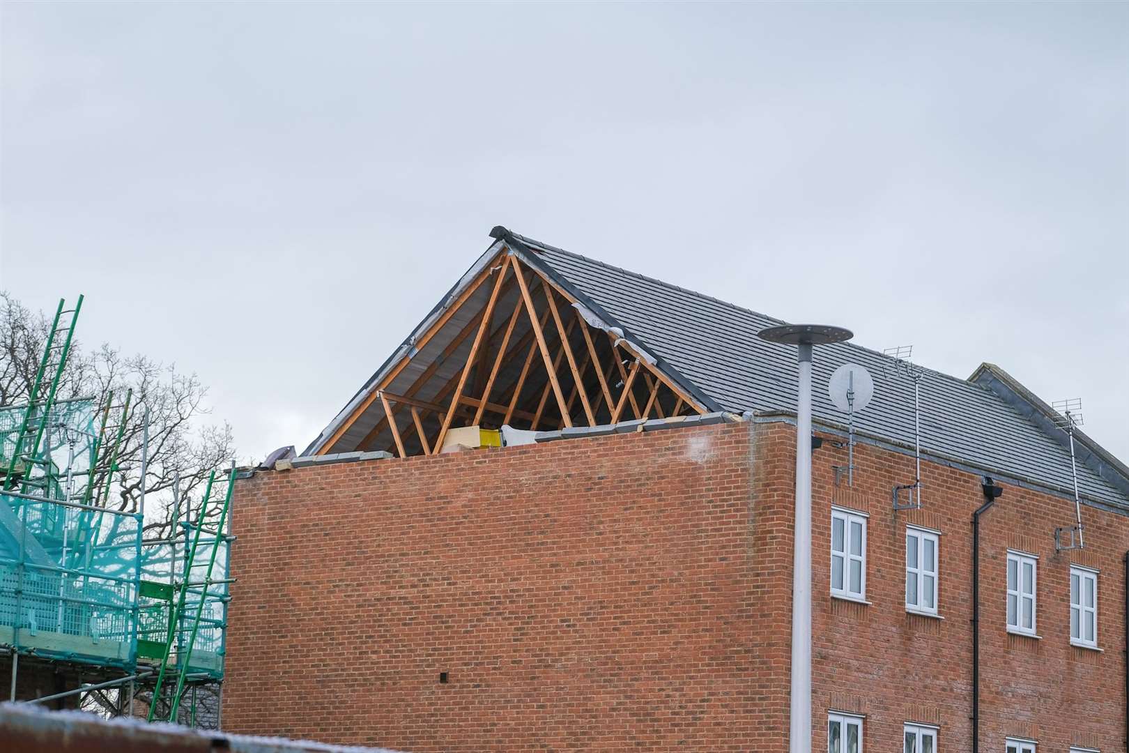 How the roof now looks