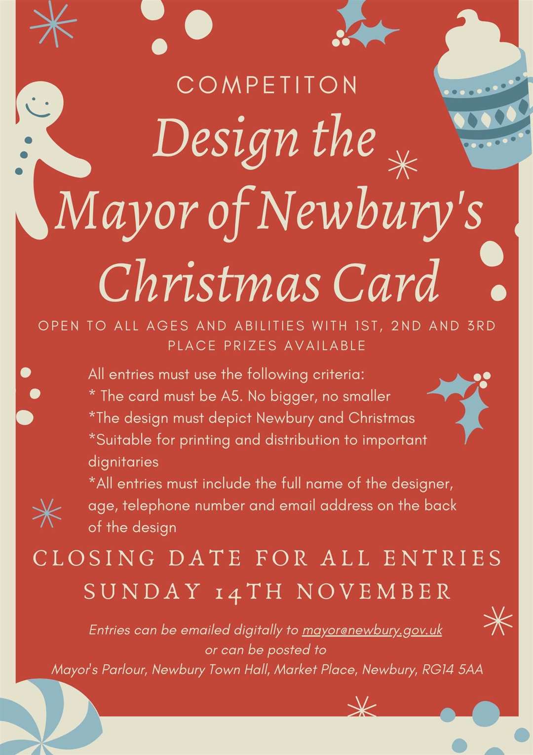 Mayor's Christmas card competition