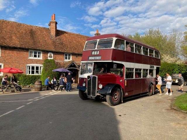 Back on board heading back to the Six Bells, picture Geoff Fletcher