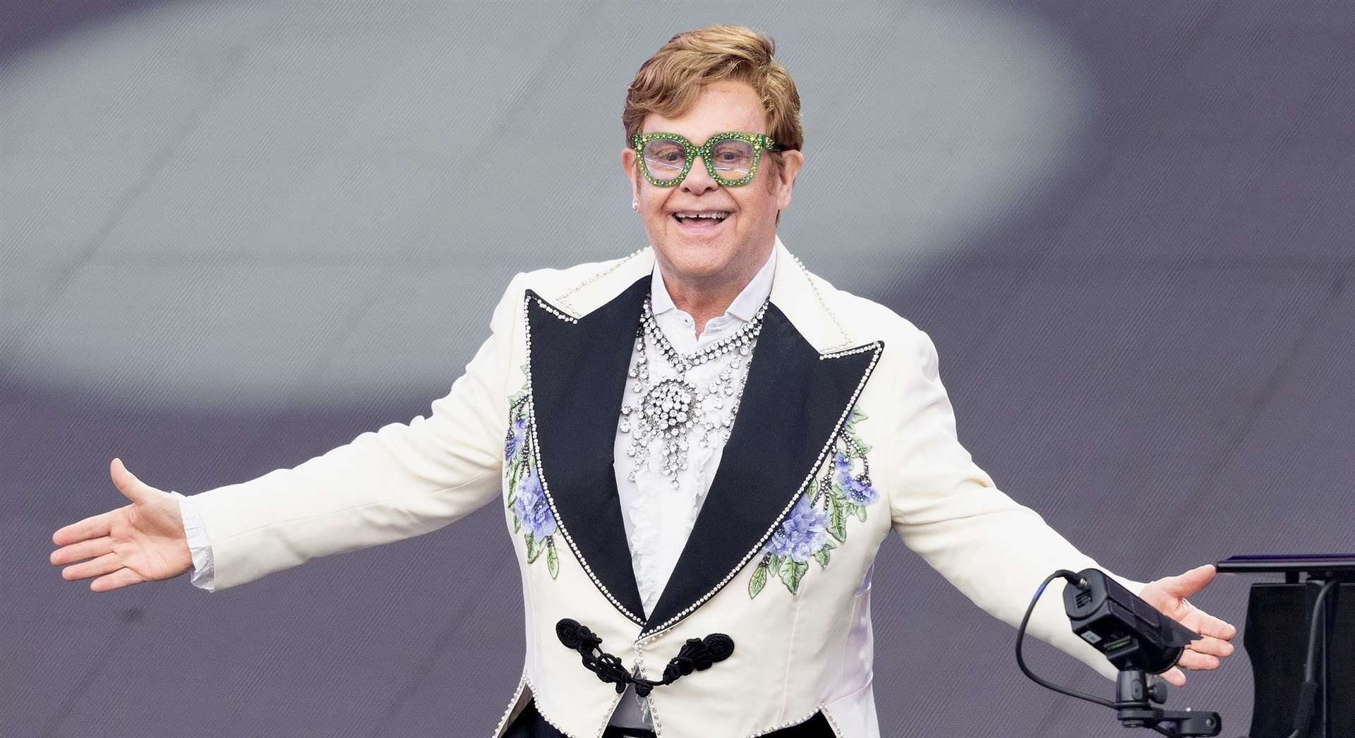 Rocket Man… Elton John during the British Summer Time festival in 2022