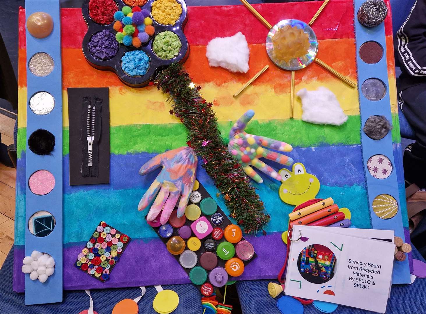 Reading College’s sensory board