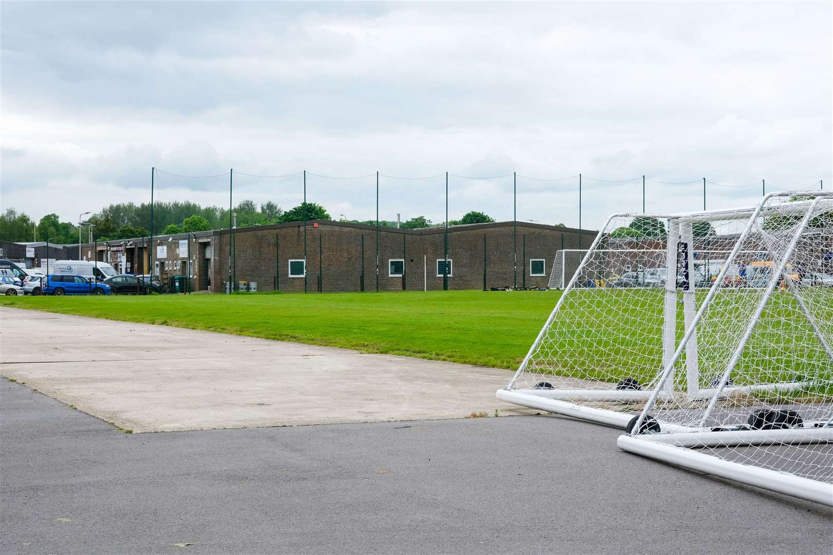 The Faraday Road football pitch