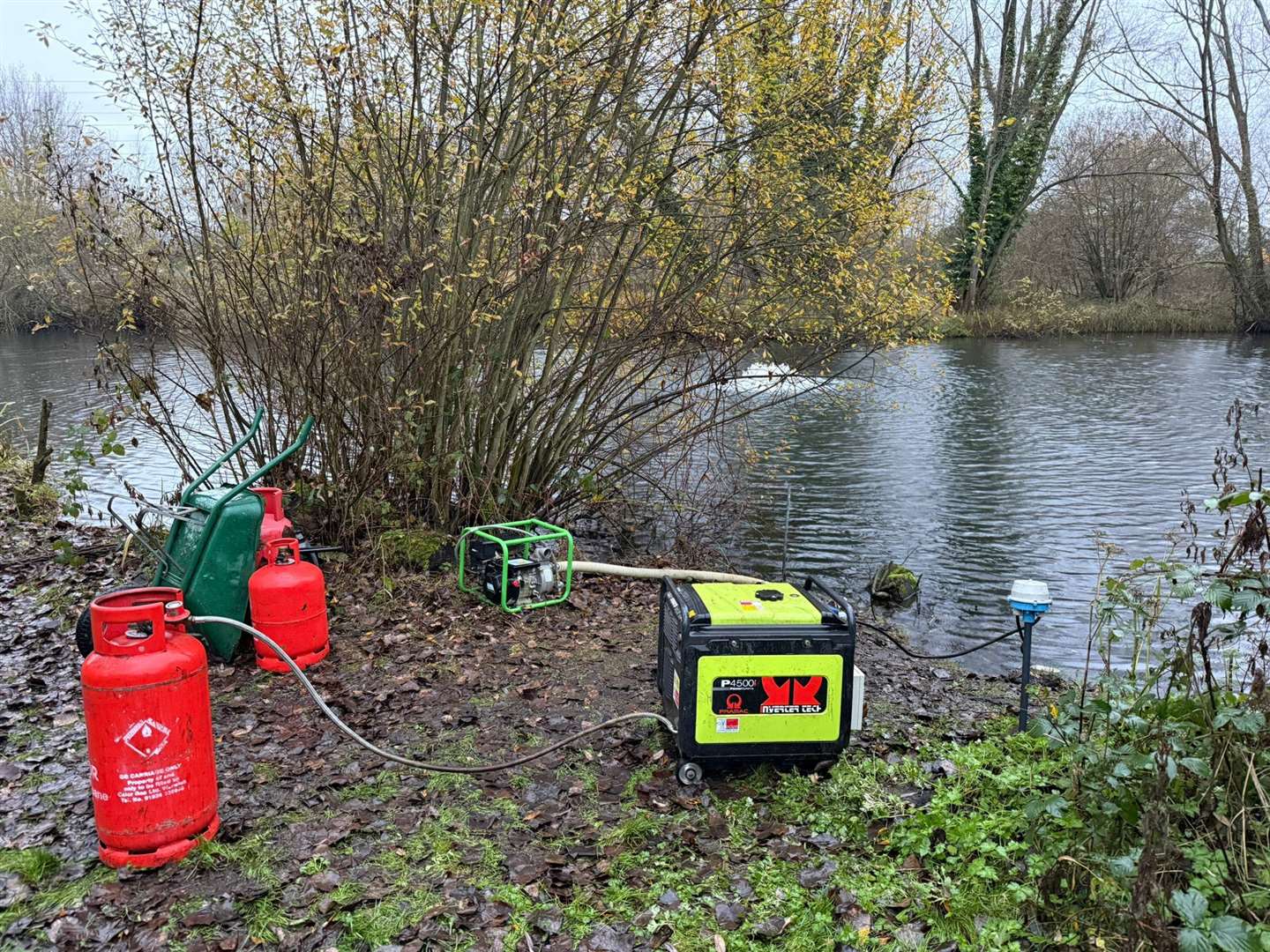 Efforts have been made in recent weeks to oxygenate NAA's lakes