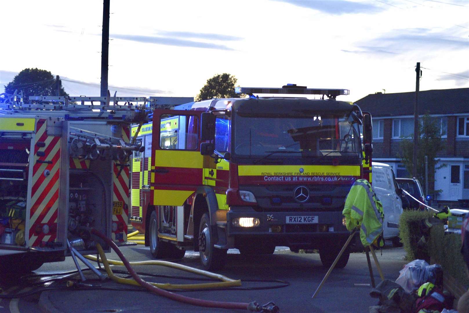 House fire in Thatcham. Credit: Oliver King