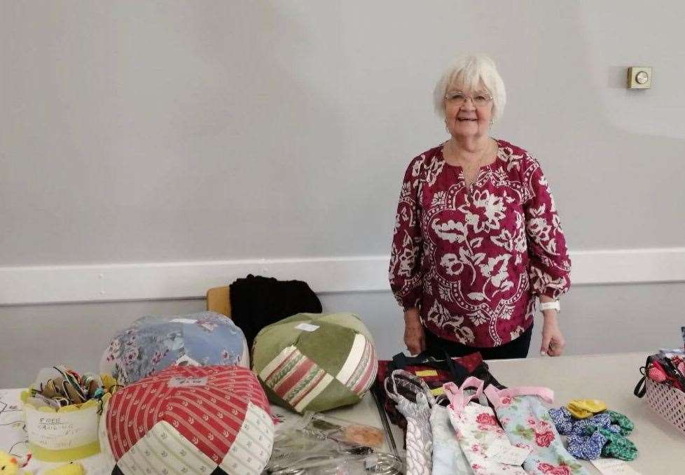 All smiles at the stalls!, picture: Thatcham WI