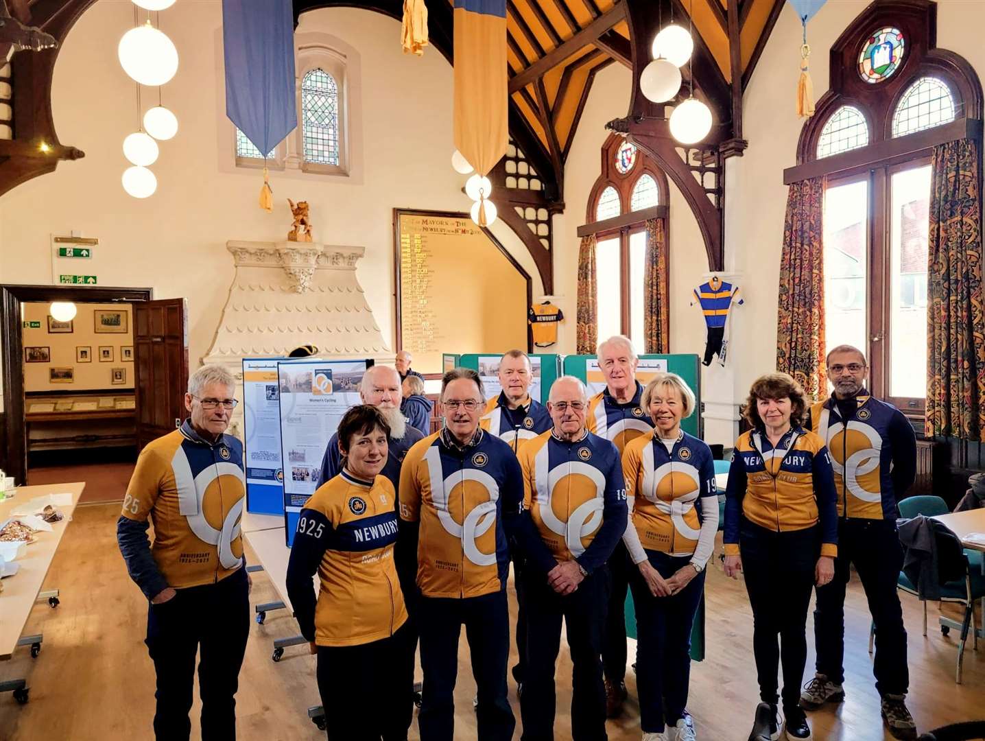 NRC Team get ready to welcome visitors at Newbury Town Hall