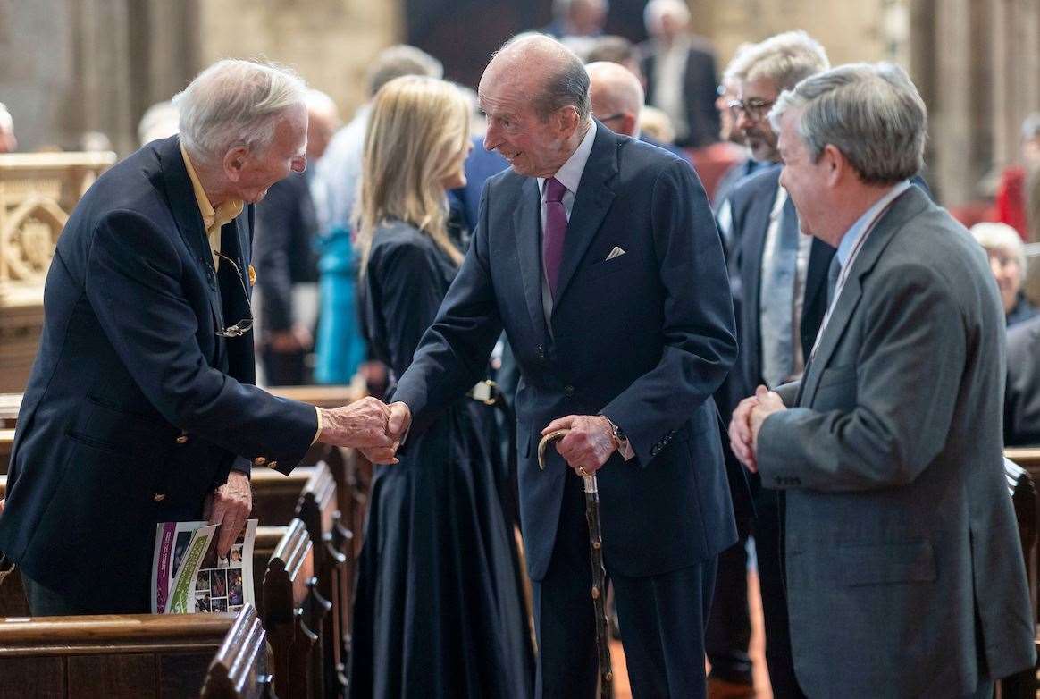 The Duke of Kent attends a performance of the London Philharmonic Orchestra at St Nicolas Church, Newbury Picture: David Hartley