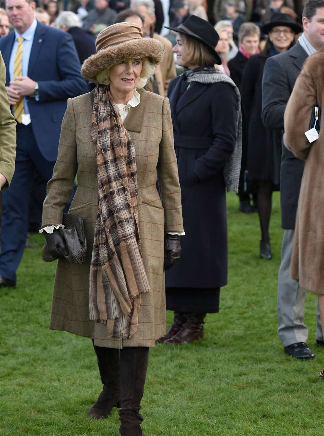 Hennessy gold cup at Newbury Racecourse Camilla Duchess of CornwallRef: 48-0916H
