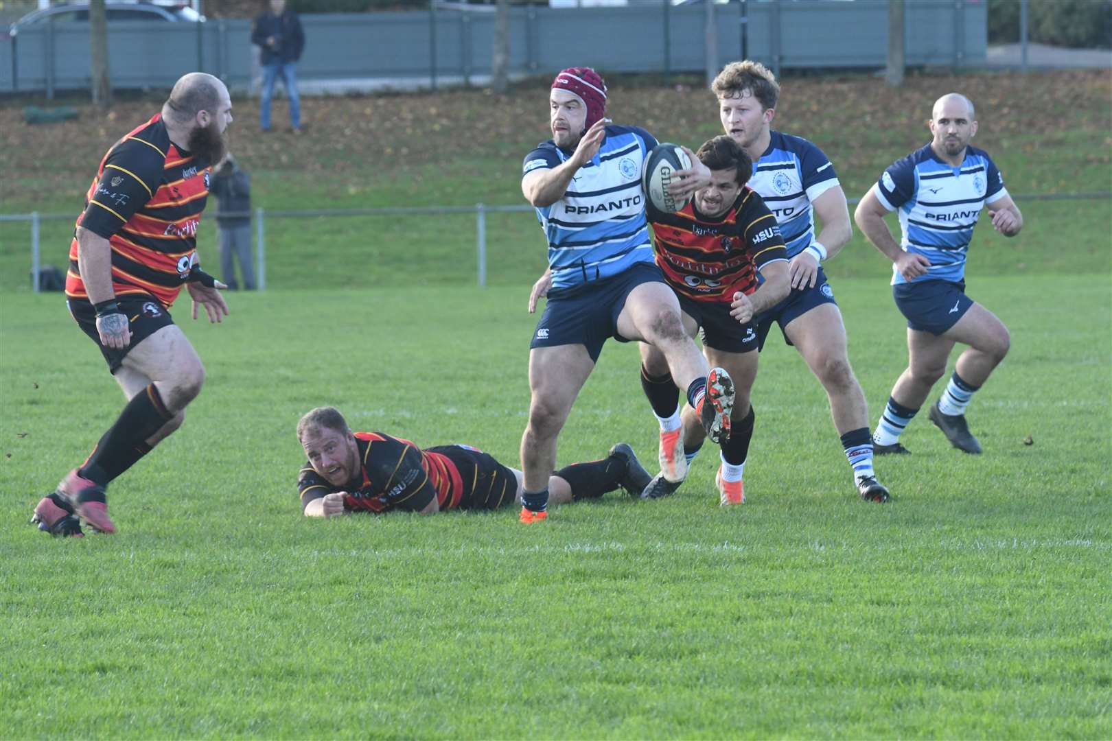 Jonathan Lees in Newbury Blues' clash with Bournemouth - Photo: Peter Branch