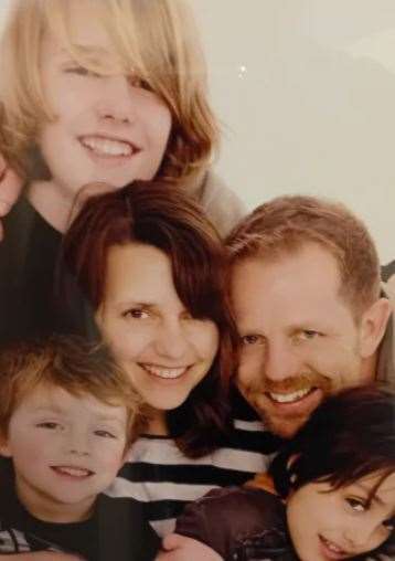 The Flanaghan family in happier times