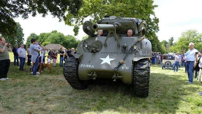 ggggThe Sherman Tank attending last year’s show