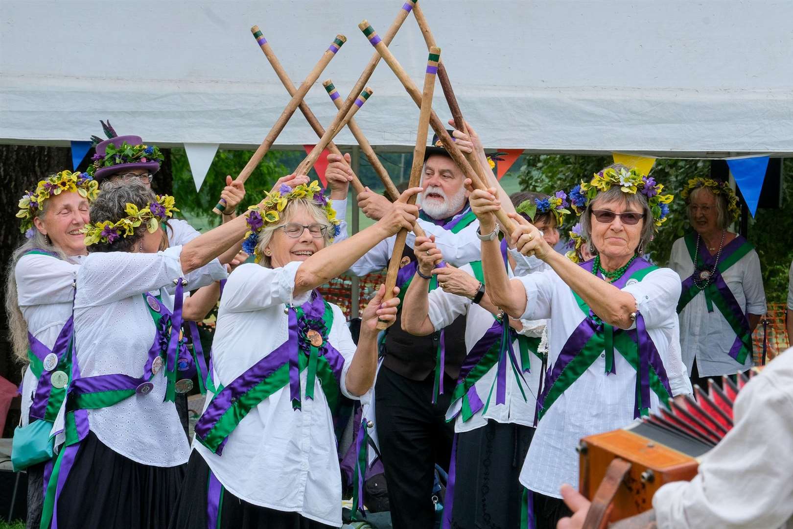 Morris Dancing at last year’s fete