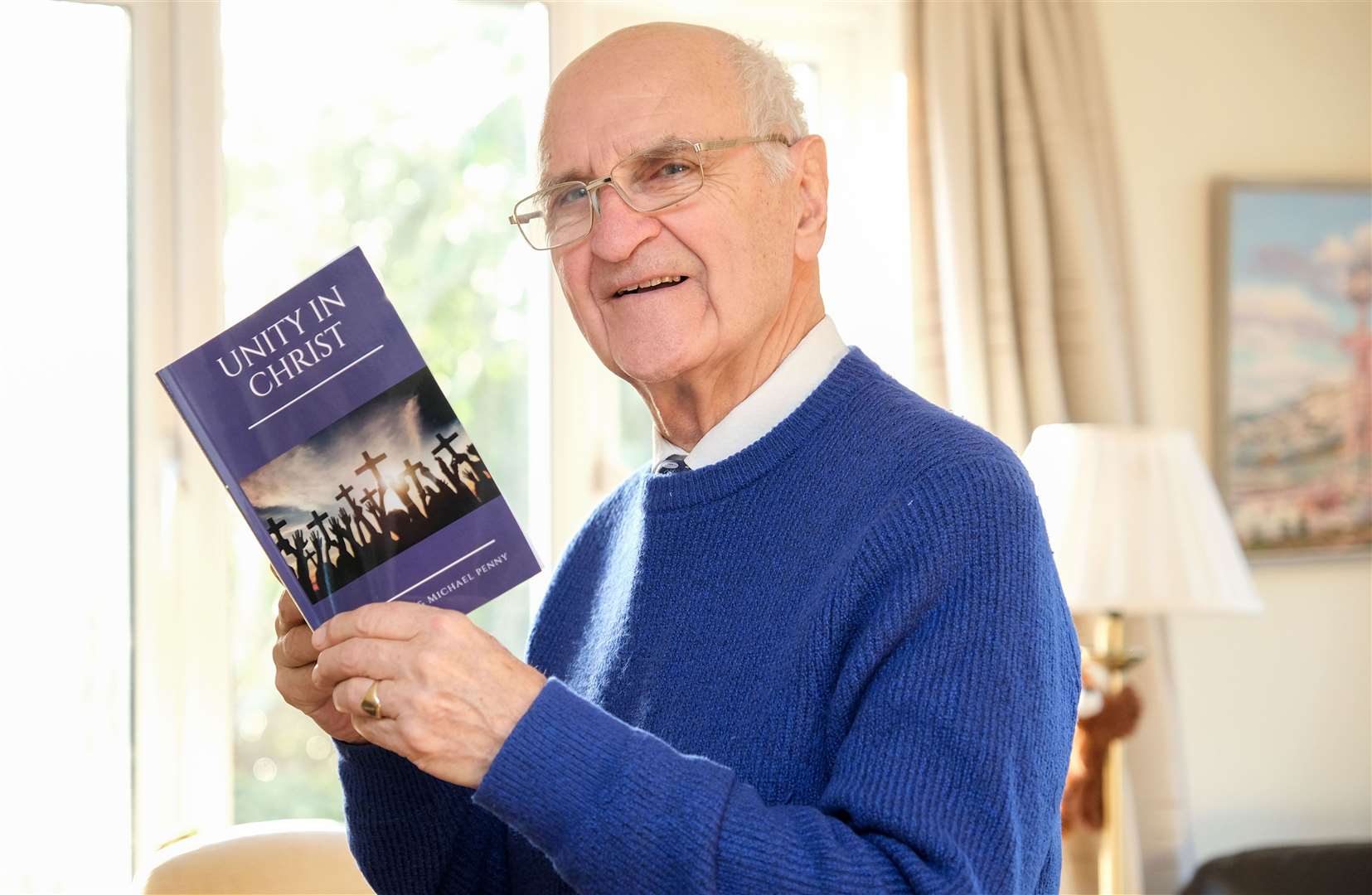 Michael Penny with his new book