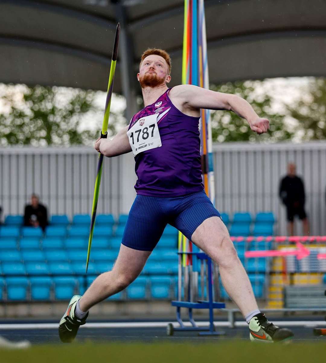 Ben East in action at Loughborough