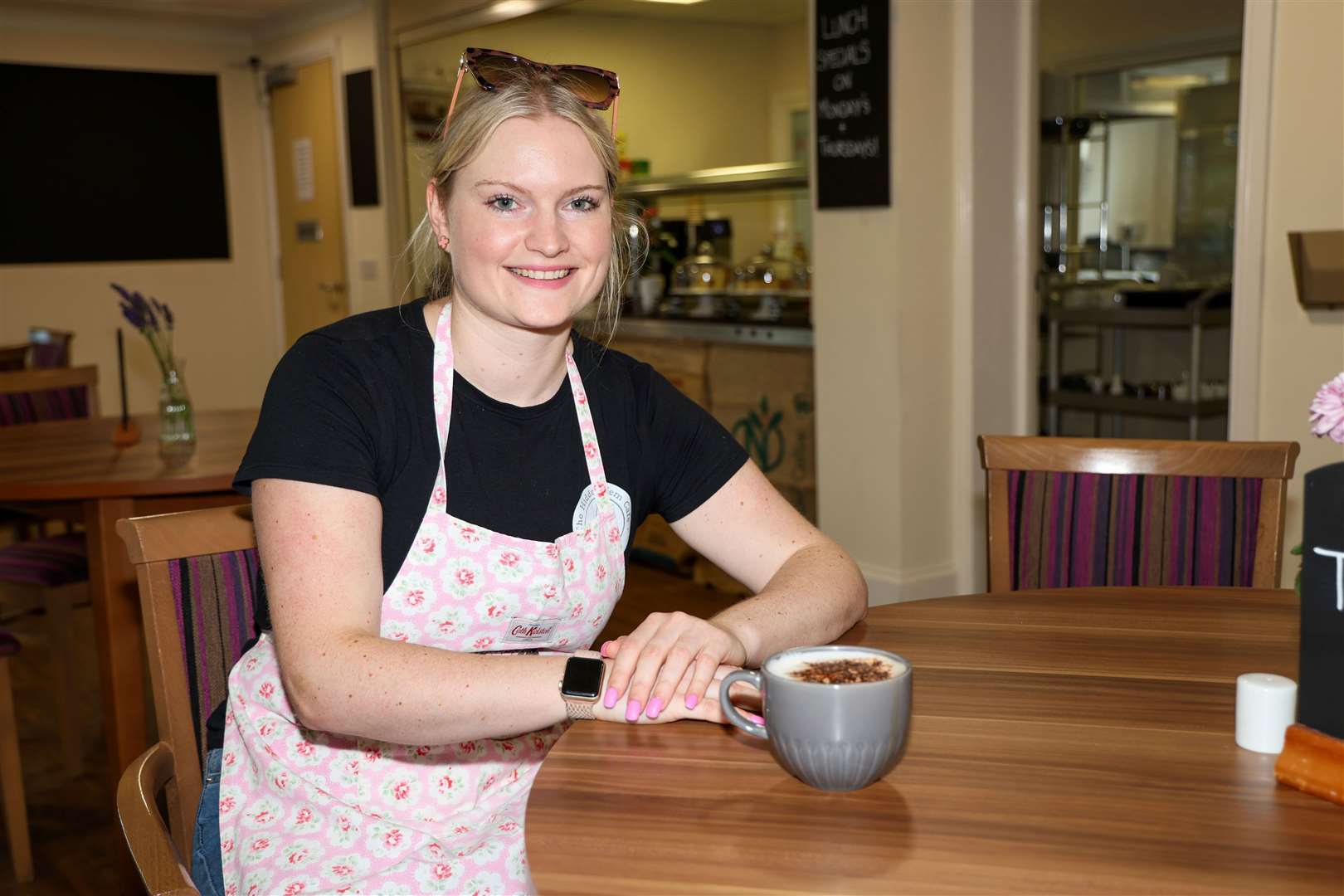 Natacha Parker opened the new café last Monday
