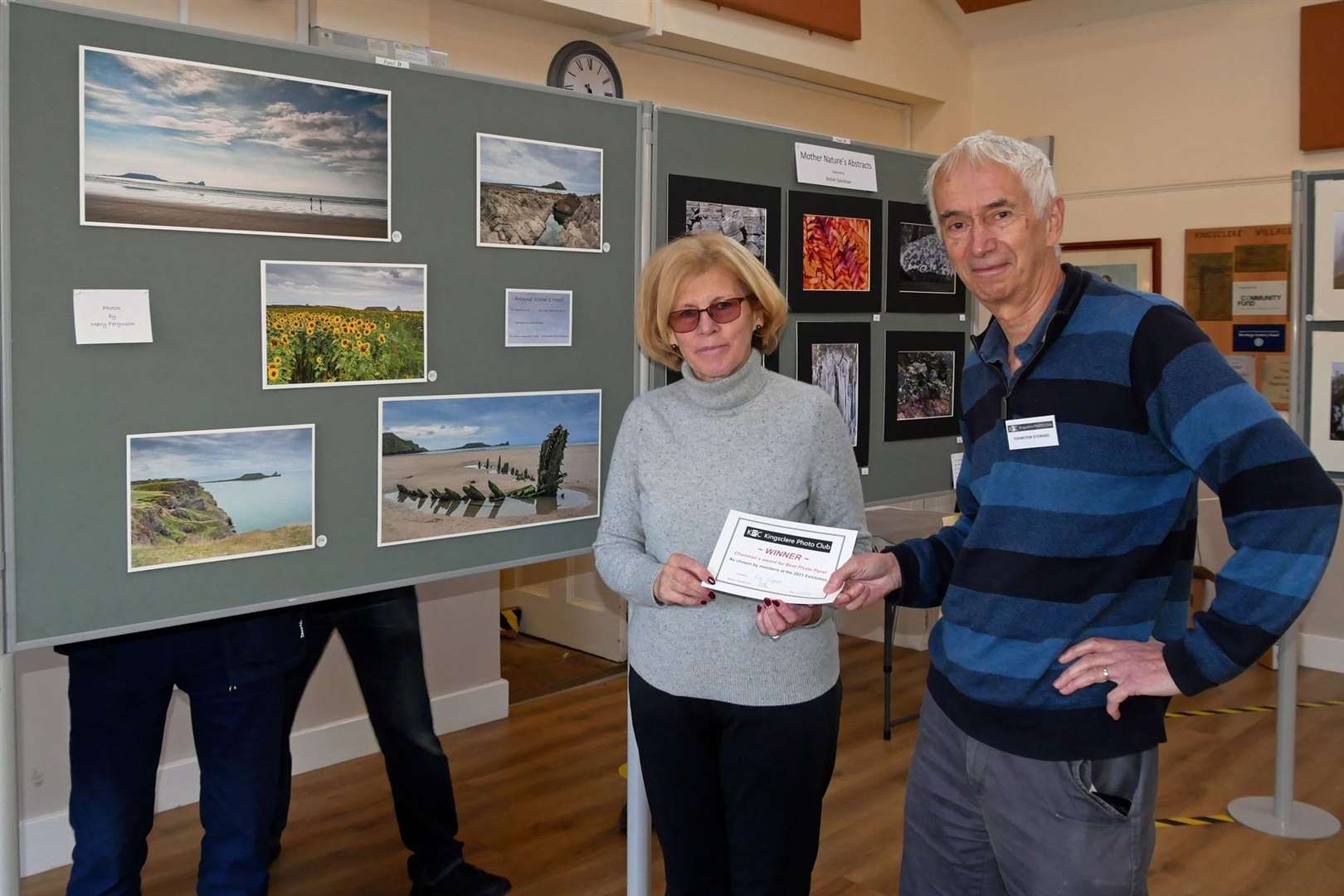 Mary Ferguson and chairman Tony Matthews. (52425260)