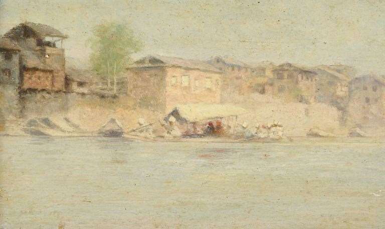 On the Ganges by Mortimer Menpes (1855-1938) Estimate £3,000-£5,000 (lot 2)