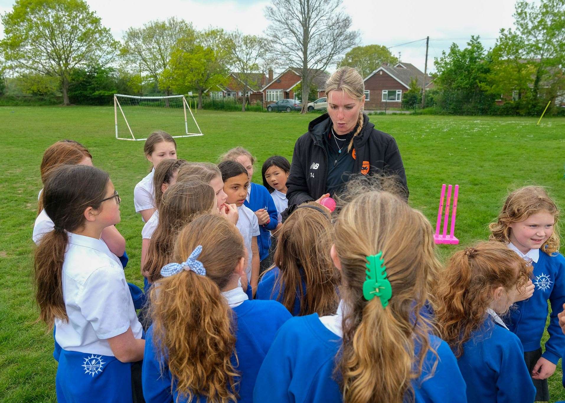 Lauren Bell visits John Rankin School