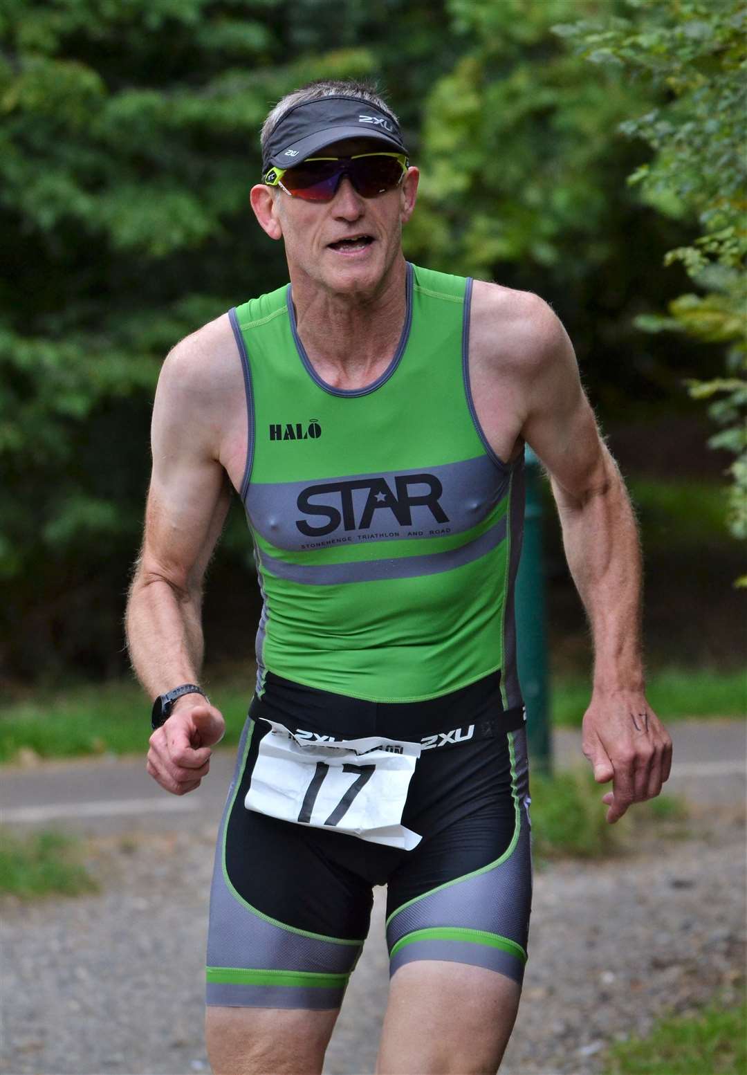Athletes ran four-and-a-half kilometres