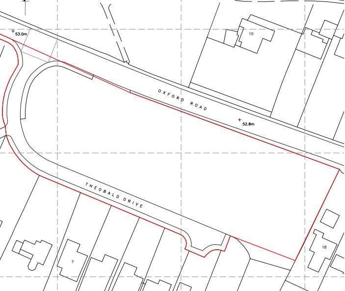 Site of the proposed housing development in Tilehurst