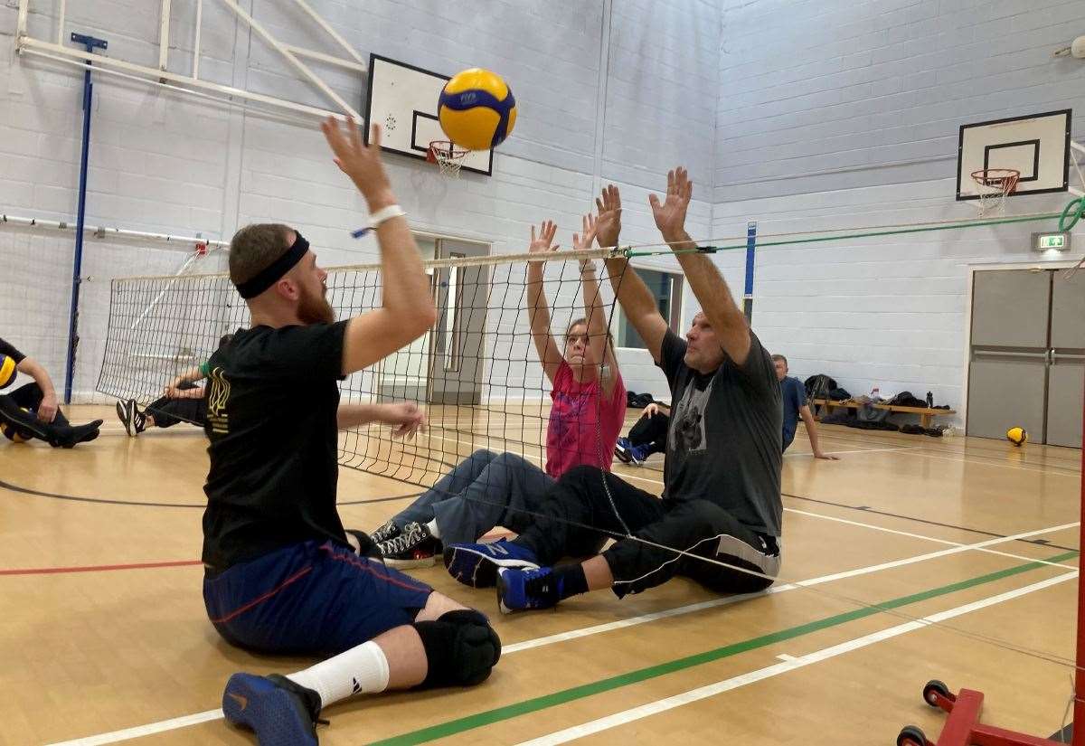 Sitting volleyball in Newbury