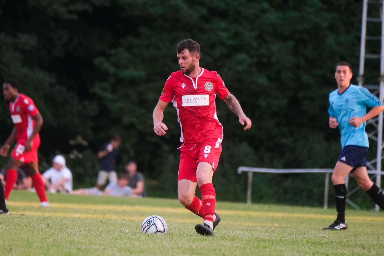 Callum Willmoth played in midfield for Hungerford