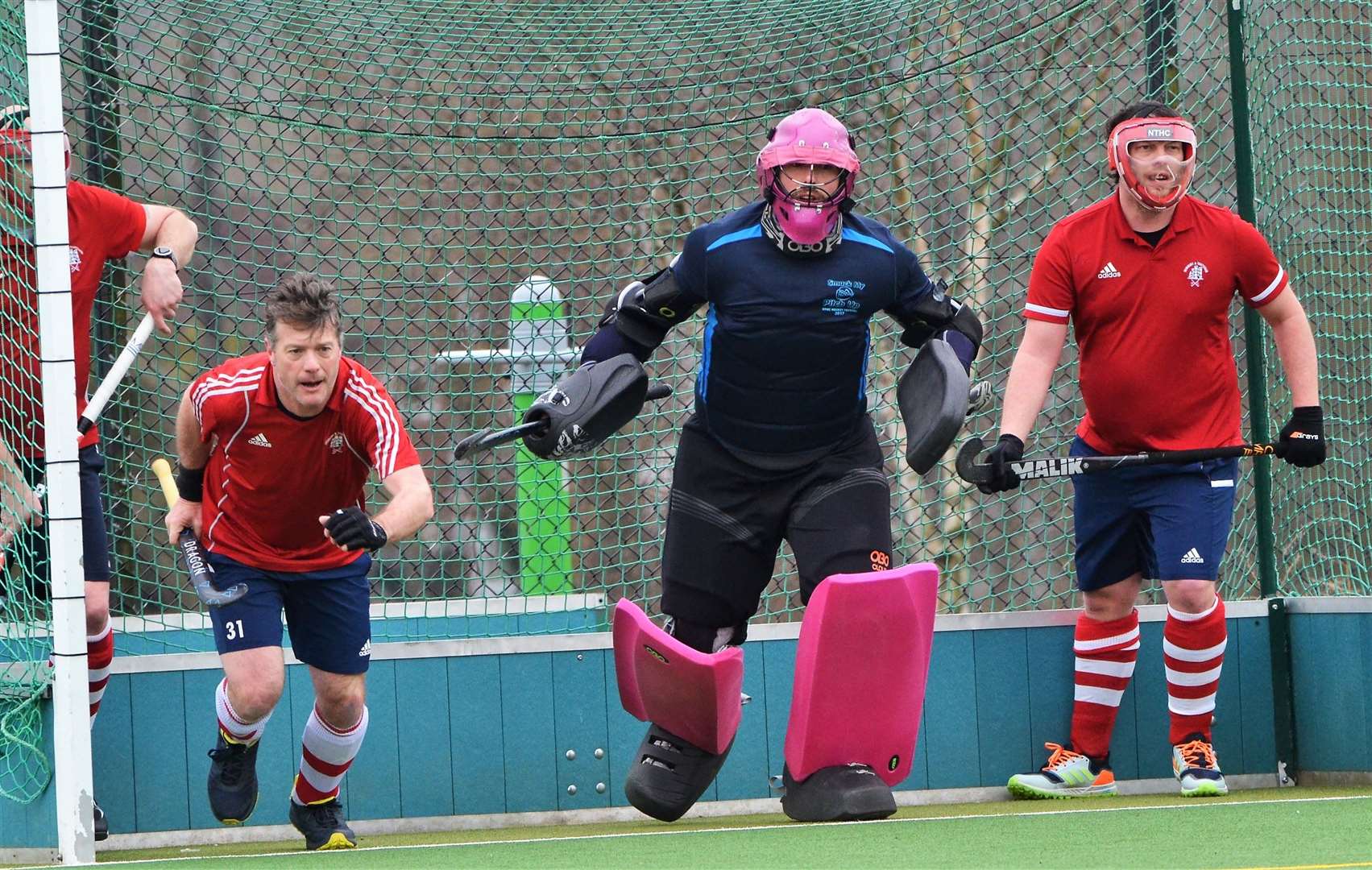 Action from the second team's defeat to Berkhamsted and Hemel Hempstead. Pictures by Phil Cannings