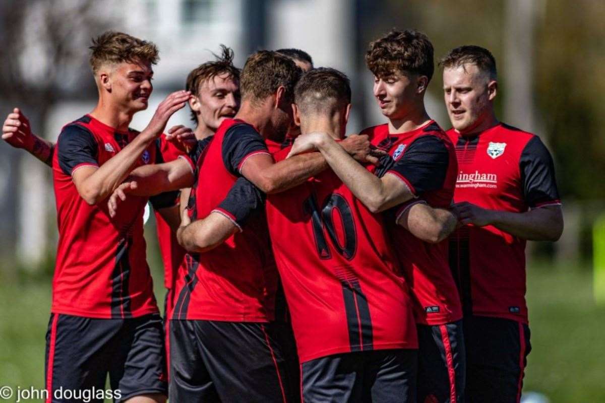 Goring United secured promotion to the Thames Valley Premier League - Photo: John Douglass