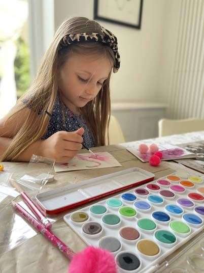 Amelie at work
