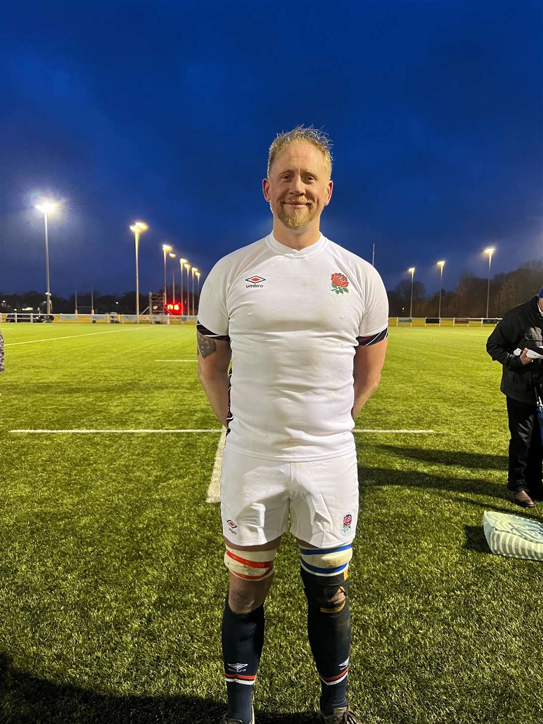 Thatcham Rugby Club's Rich Browne in his England Deaf Rugby attire