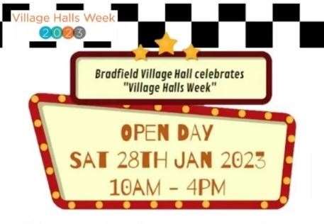 Bradfield residents are all welcome to celebrate at the hall