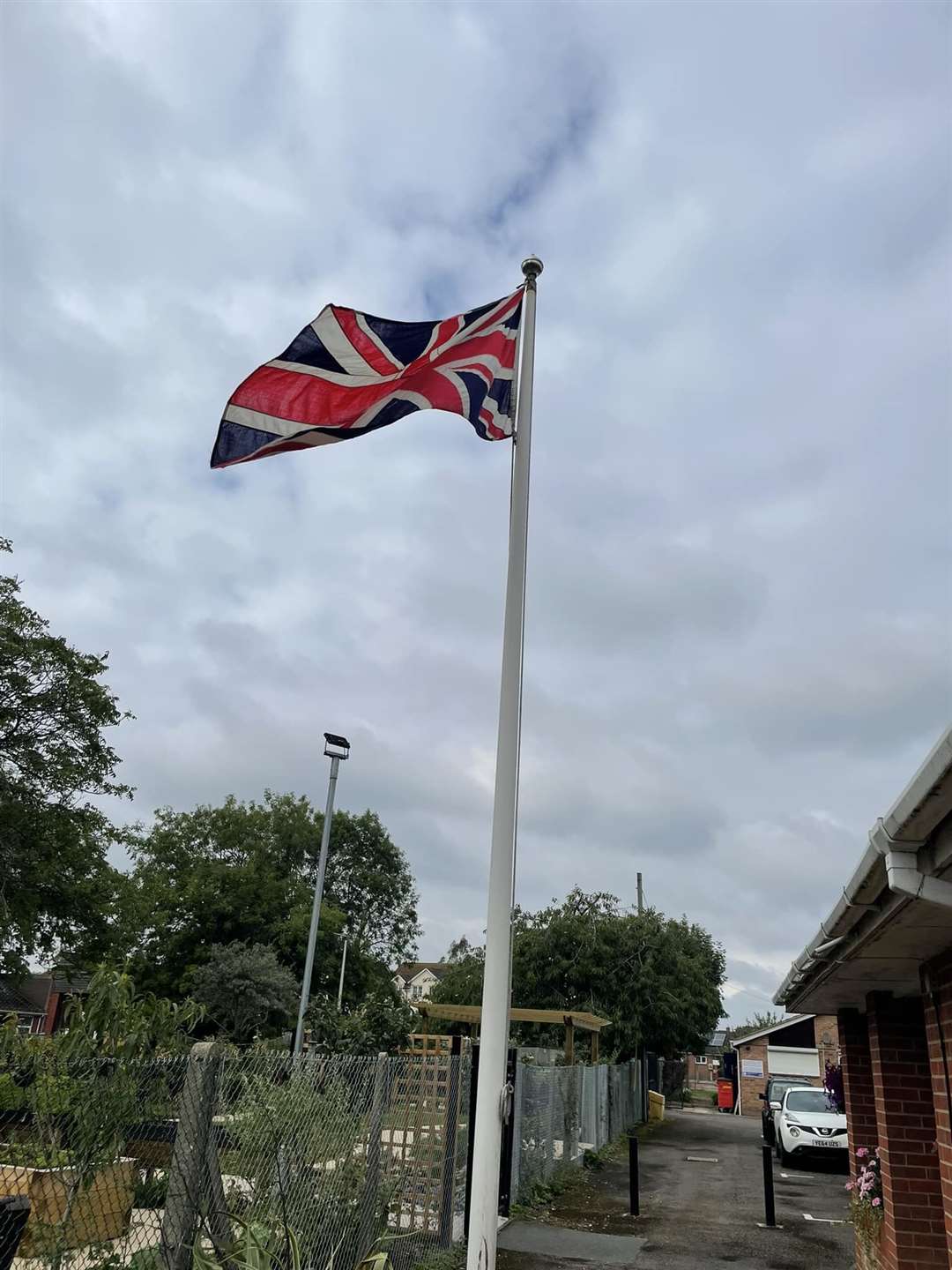 Thatcham Town Council raised its Union Flag to full mast in celebration of the newly proclaimed King Charles III
