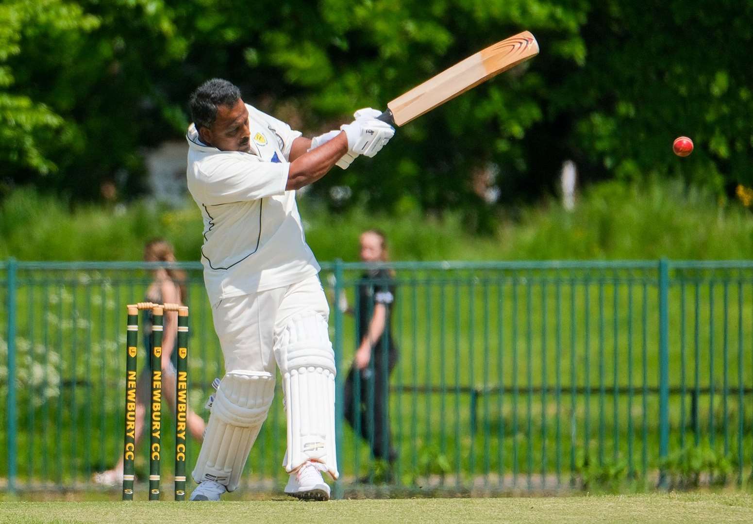 Suryaprakash Sastry pulls to the boundary on his way to a quickfire 30. Picture by Phil Cannings