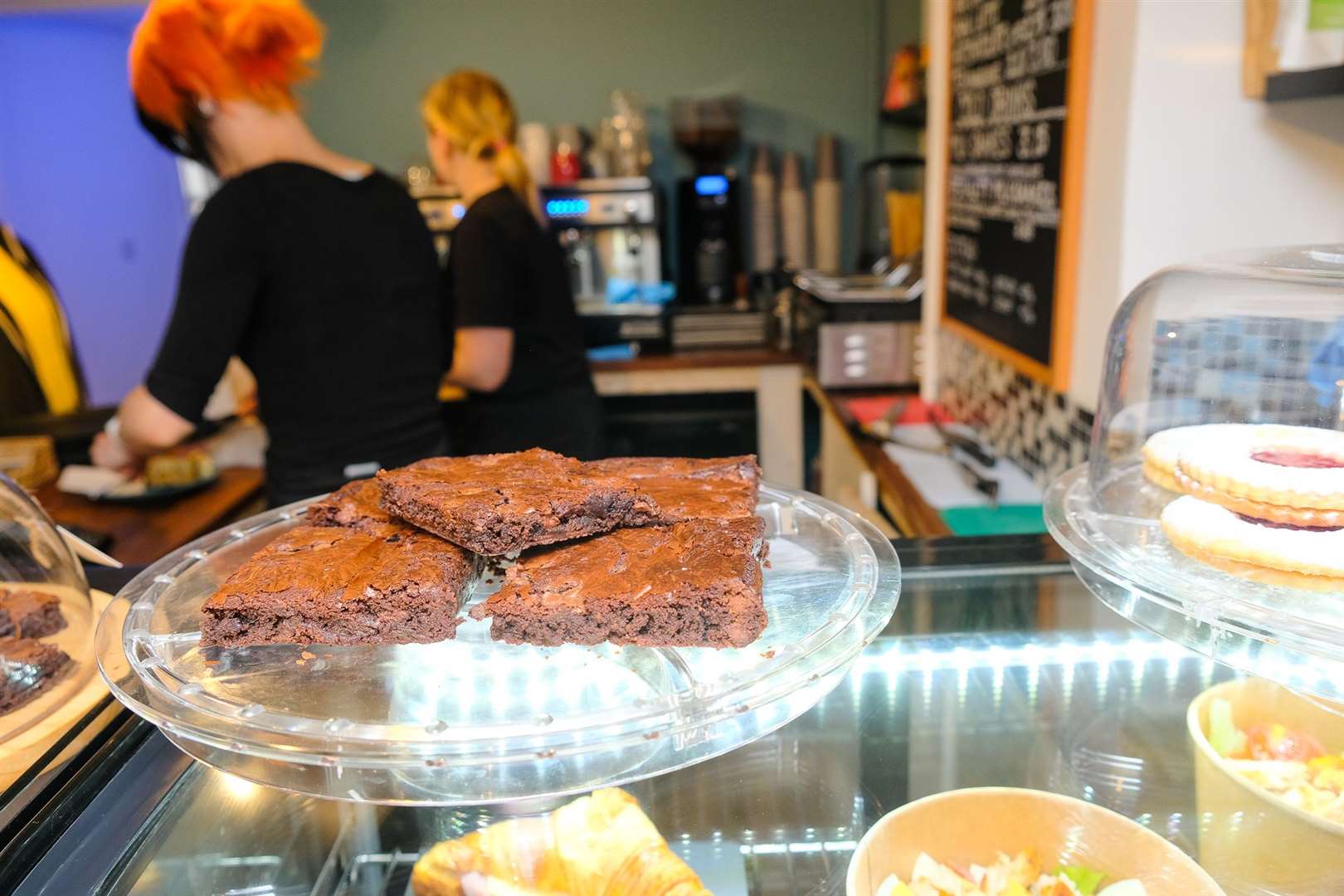 Gluten free brownies are a popular choice