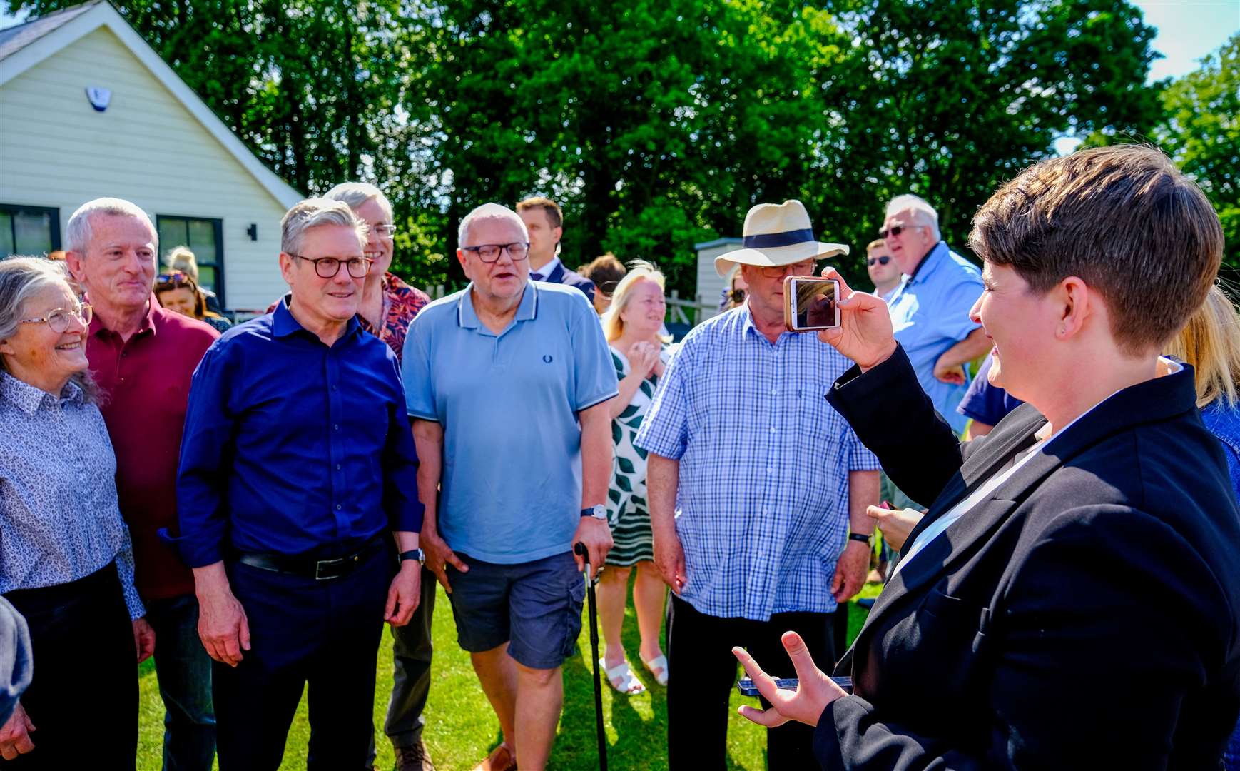 Sir Keir Starmer leader of the Labour Party at Douai Park in Woolhampton