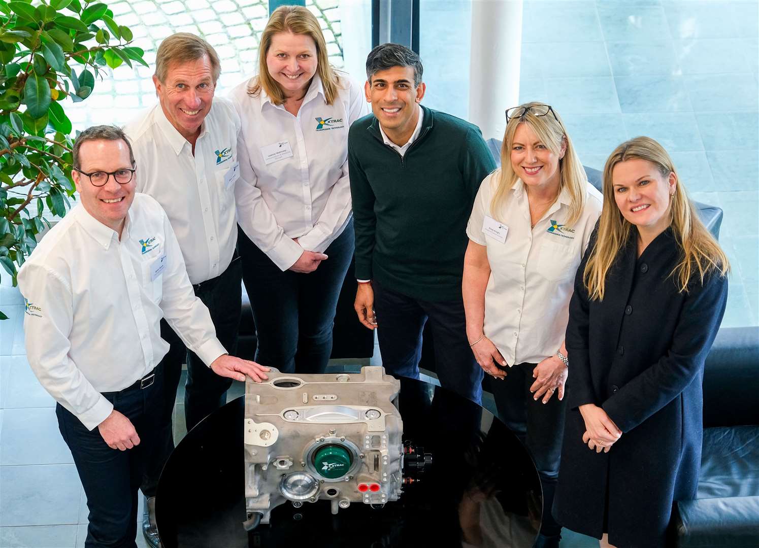 Rishi Sunak PM visits Xtrac in Thatcham