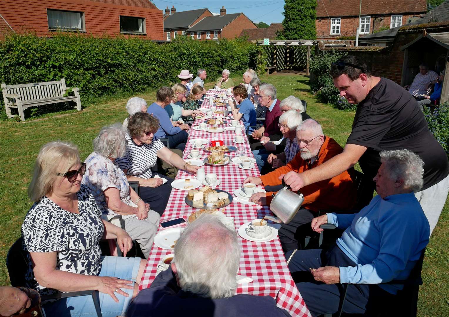 Victory Tea Party hosted in Kingsclere as part of VE Day celebrations
