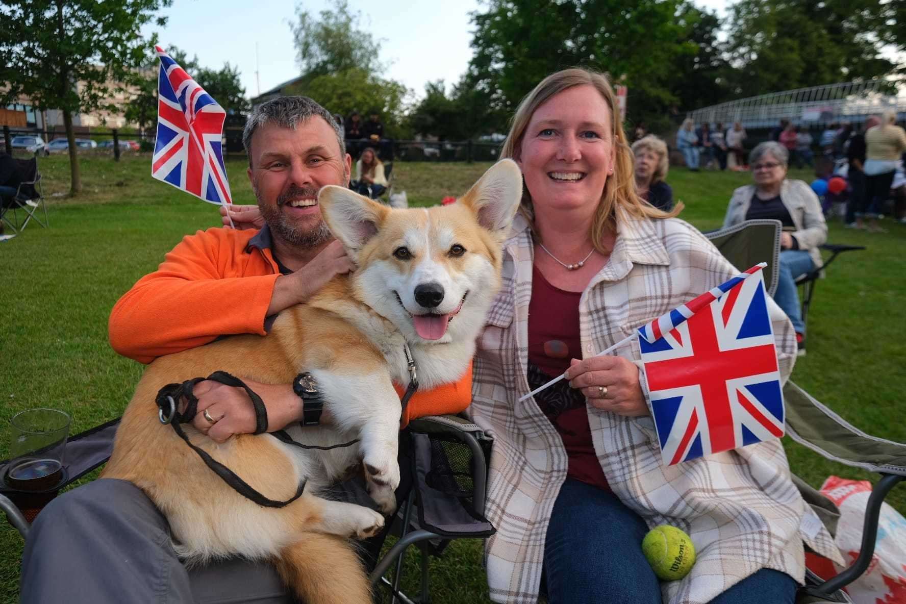 Celebrating the Queen but also the corgi's...