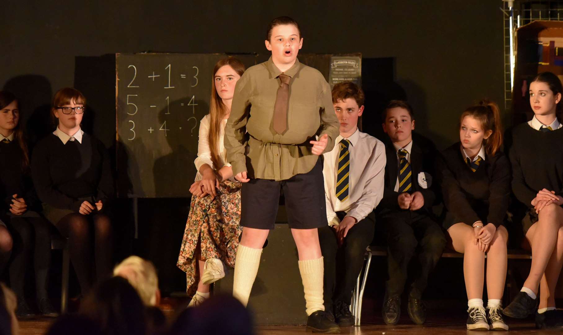 Young performers perform excerpts from award-winning musicals, managed entirely by Year 10 pupils