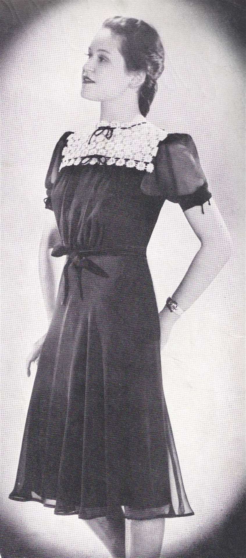 Pammy in her modelling days