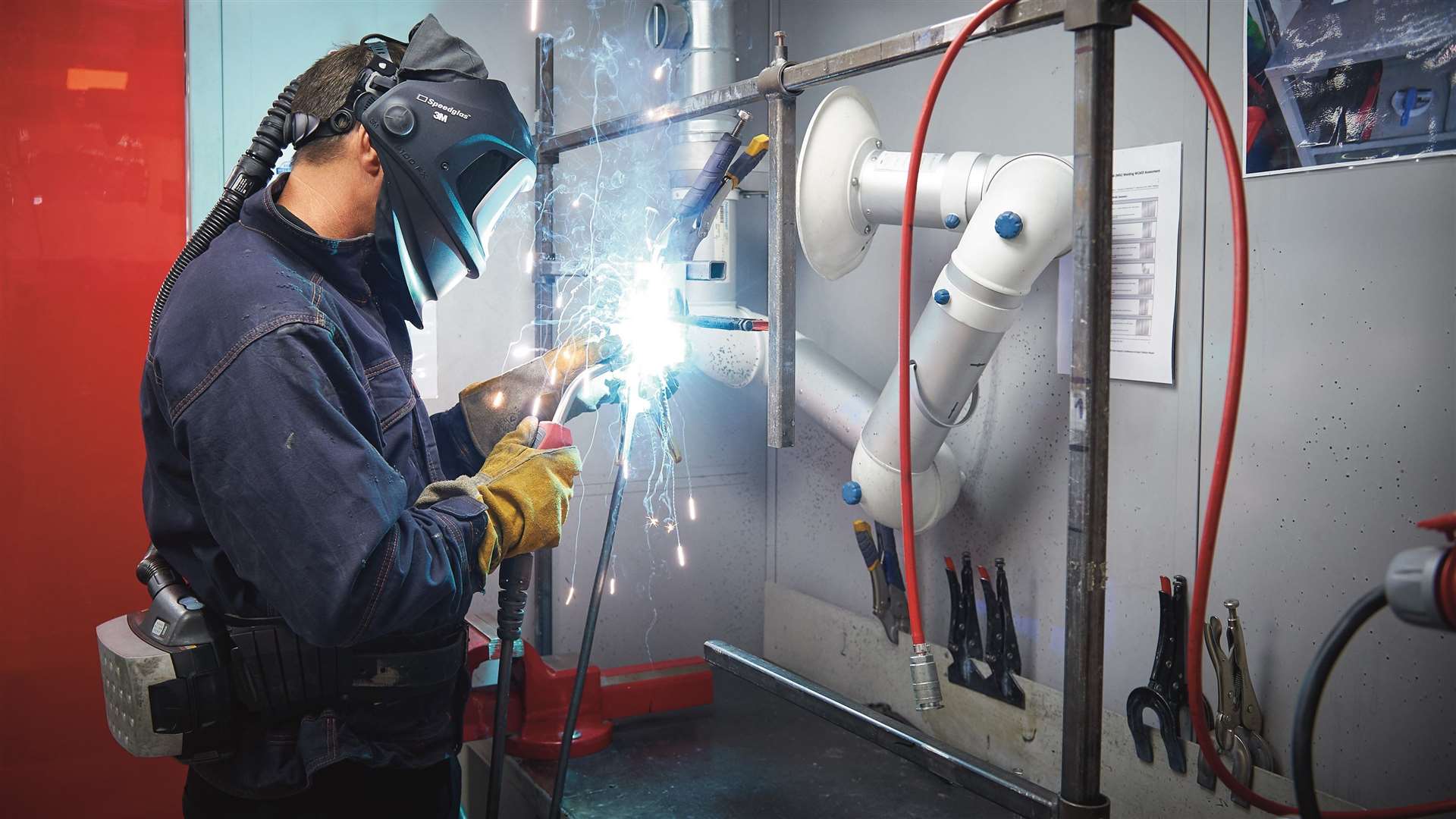 Apprentice at work