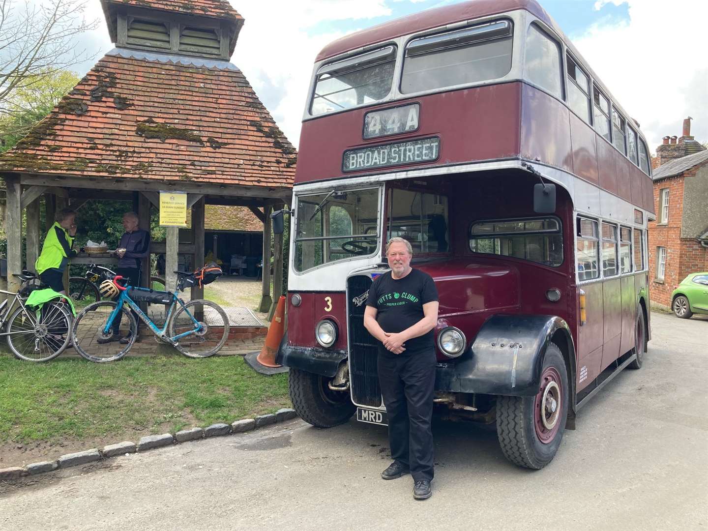 Bus driver Tim Wale, picture Geoff Fletcher