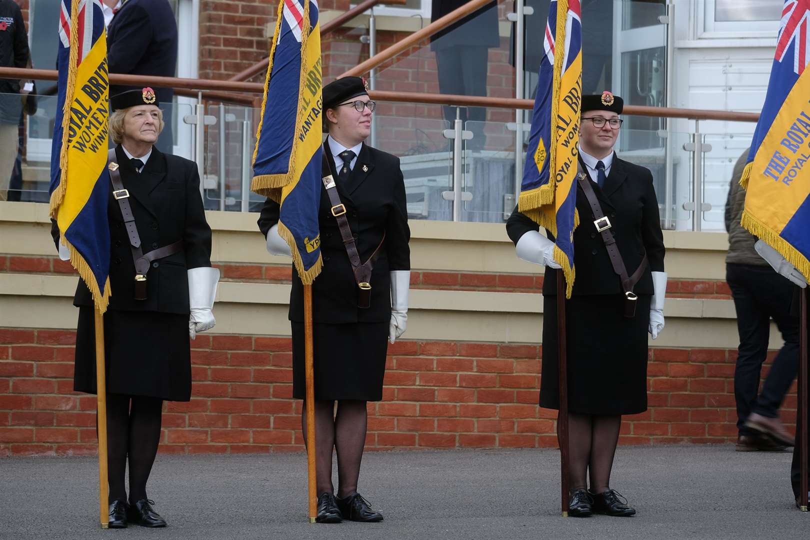Poppy Appeal Launch at Newbury Racecourse. Ref: 45-0221