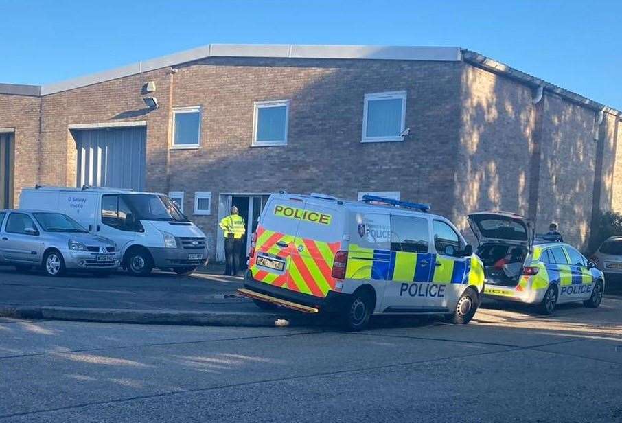Police presence at Faraday Road (52492274)