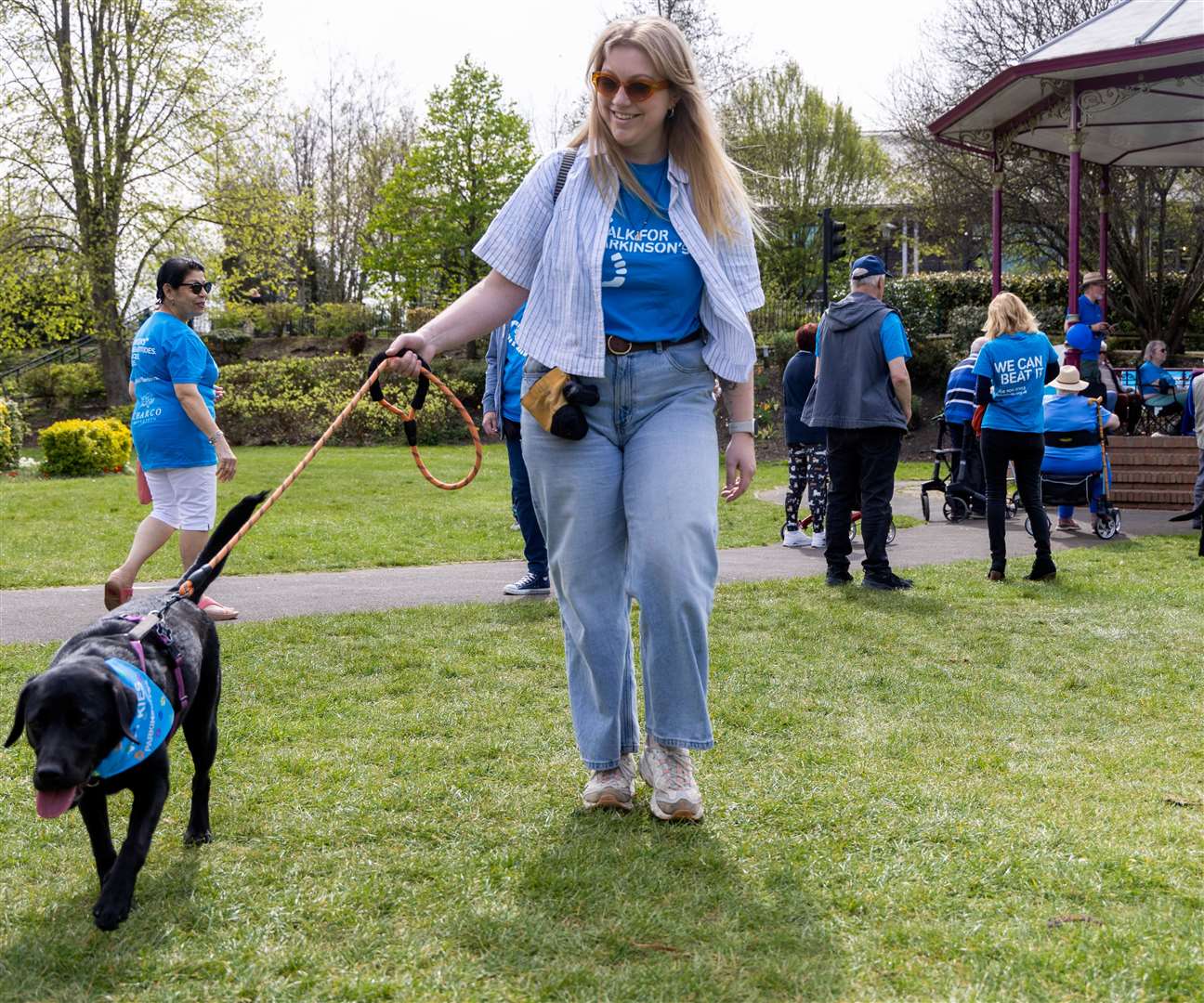 Parkinson charity walk at Victoria Park