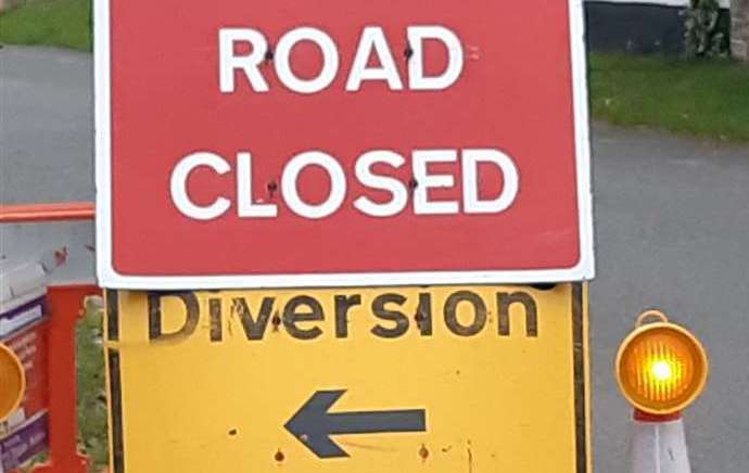 Roads have been closed across Suffolk due to flooding.