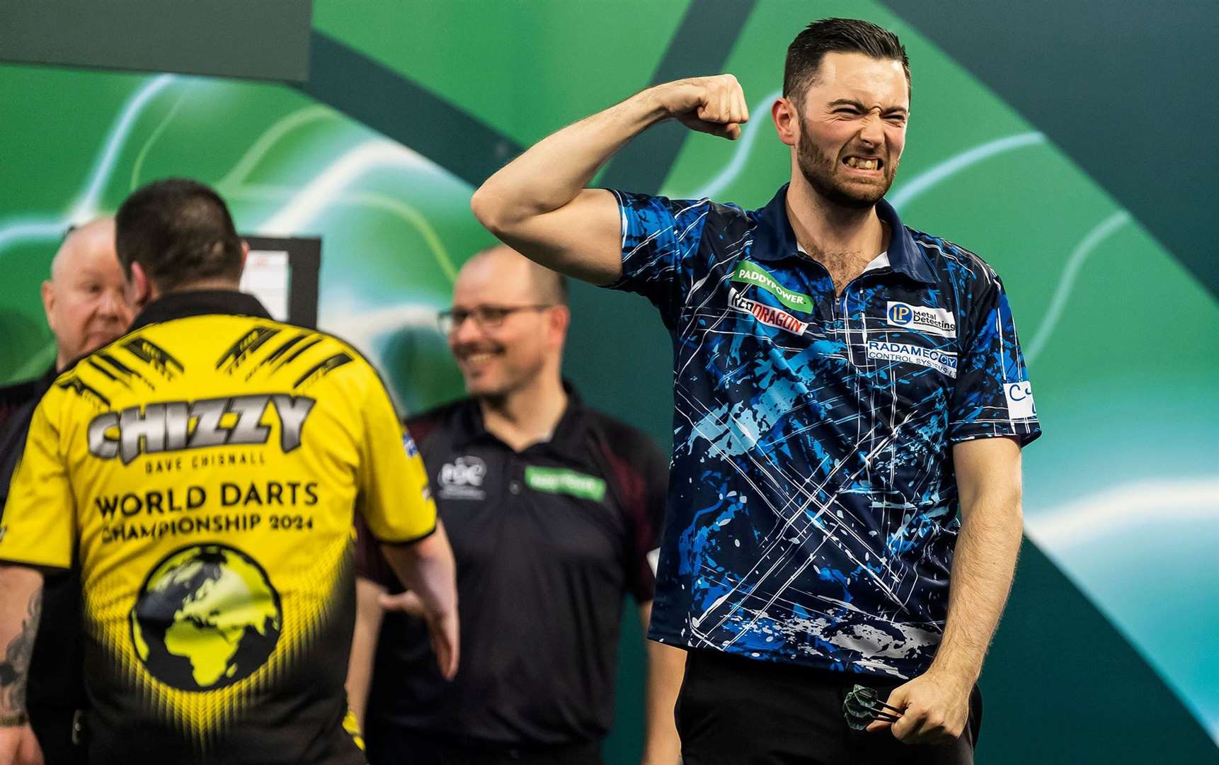 Humphries brushed aside Dave Chisnall in the last eight. Picture: Taylor Lanning/PDC